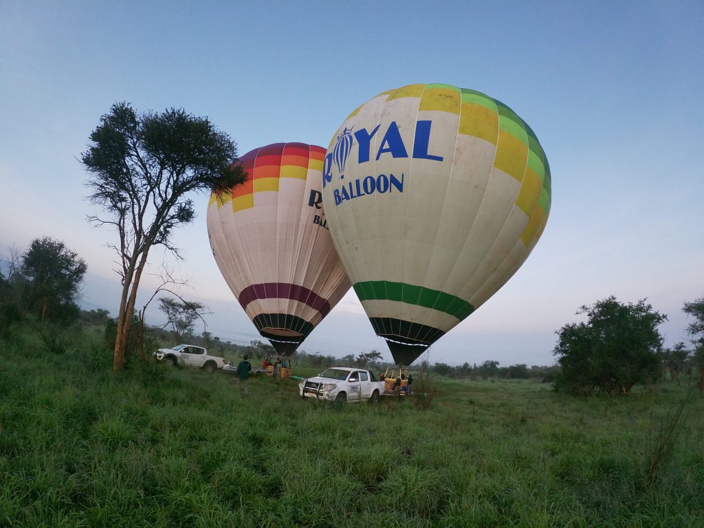 Hot Air Balloon in Akagera