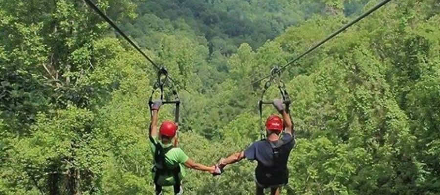 Zip Lining in Nyungwe Forest National Park